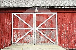 Rustic Red Barn Doors