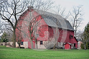 Rustic Red, Weathered, Barn  in Countryside