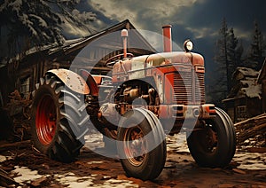 Rustic Relic: Exploring the Grit and Guts of Diesel Punk Tractor