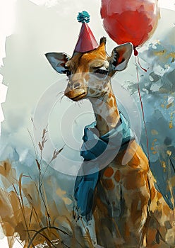 Rustic Rendition of a Cheerful Giraffe Birthday Bash