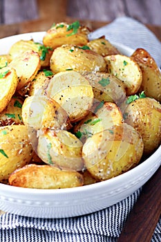 Rustic roasted potatoes
