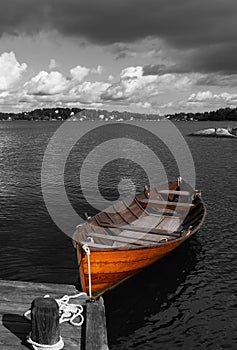 Rustic Rowboat photo