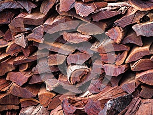 Rustic sawed wood texture surface and background