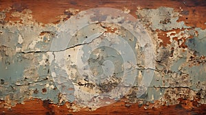 Rustic Scenes: Old Wood Texture With Peeling Paint In Hd