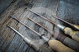 Rustic Screwdrivers