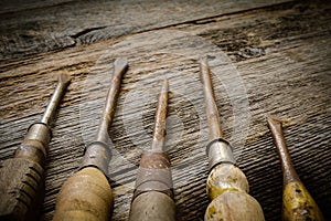 Rustic Screwdrivers