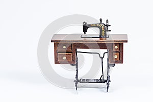 Rustic sewing machine table