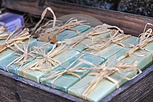 Rustic soaps in the village of Oppede-Le-Vieux