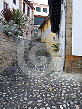 rustic street os asturias photo