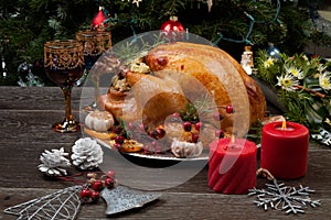 Rustic Style Christmas Turkey