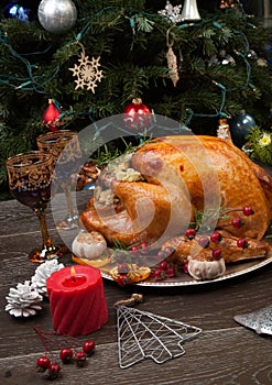 Rustic Style Christmas Turkey