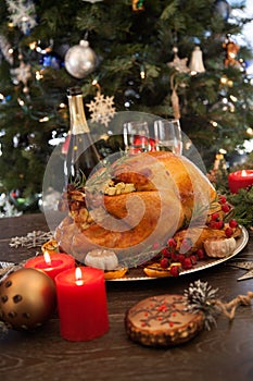 Rustic Style Christmas Turkey