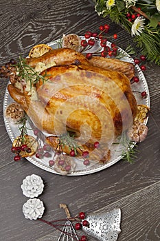 Rustic Style Christmas Turkey