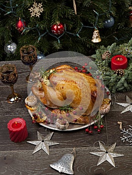 Rustic Style Christmas Turkey