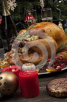 Rustic Style Christmas Turkey