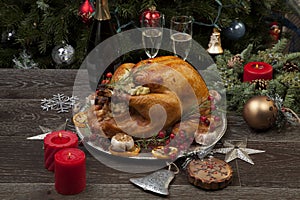 Rustic Style Christmas Turkey