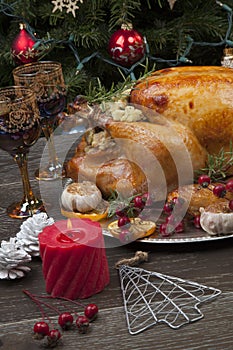 Rustic Style Christmas Turkey