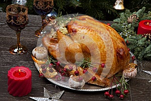 Rustic Style Christmas Turkey