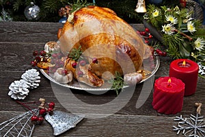Rustic Style Christmas Turkey