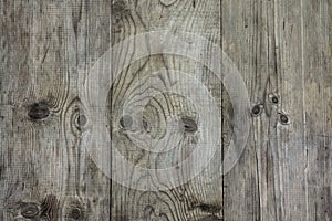 Rustic table background from horizontal wooden boards