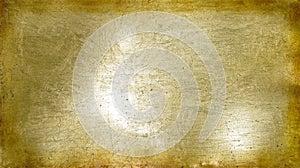 A Rustic Textured Shiny Gold Bar Abstract.