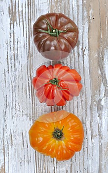 Rustic tomatoes photo