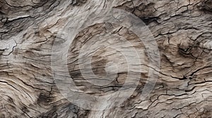 Rustic Tree Trunk Texture on Rocky Soil with Earthy Bark and Outdoor Patterns