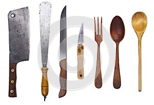 Rustic utensil set