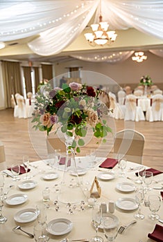 Rustic Wedding reception.