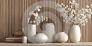 Rustic White Ceramic Decor Elegant Home Still Life