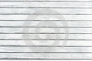 Rustic white gray wood planks panels background texture, close-up