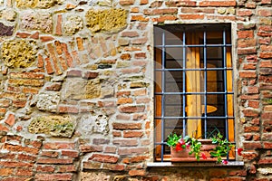 Rustic window in Tuscany