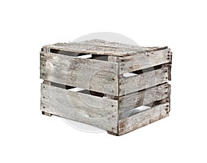 Rustic wood crate