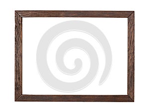 Rustic wood frame