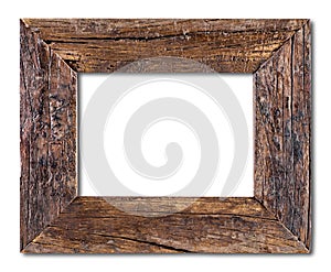 Rustic wood frame