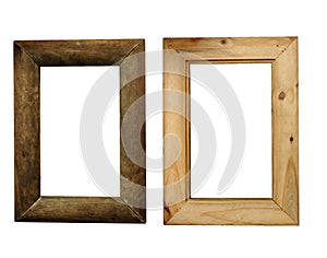Rustic Wood Frame, Front and Back
