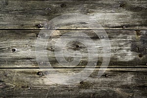 Rustic wood planks background with nice vignetting