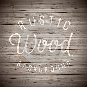 Rustic wood planks vintage background