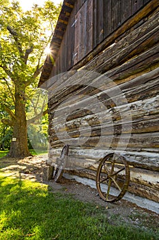 Rustic Wooden Barn Structure