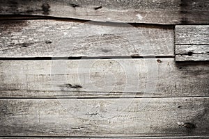 Rustic wooden wall of old traditional house background.