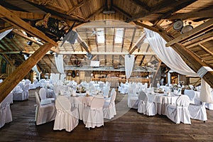 Rustical banquet hall