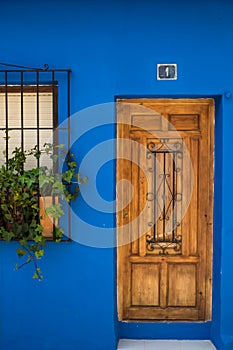 Rustically wooden front door no 1