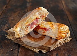 Rustico - traditional pastry from Lecce, Italy photo