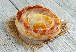 Rustico - traditional pastry from Lecce, Italy photo