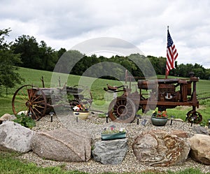 Rusting Antique Tractor