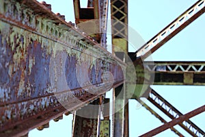 Rusting Bridge Structure