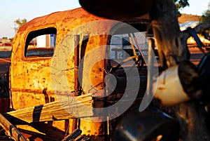 Rusting Cab at Sunset, Gwalia, Western Australia