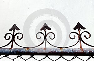 Rusting Cast Iron Railing