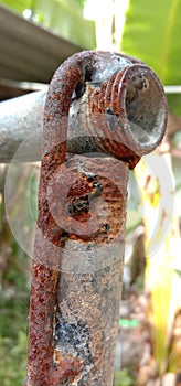 Rusting iron weather