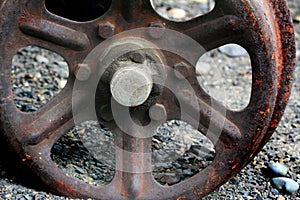Rusting Iron Wheel